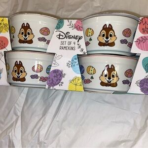 Disney Chip and Dale Ramekins Set NIB